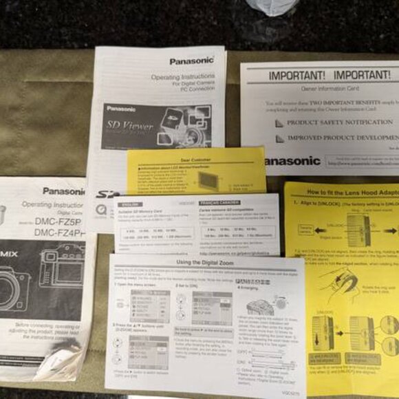 Great Gift for Camera Aficionado Pansonic Lumix DMC-f25 FZ5 Leica Digital Camera - Picture 5 of 9